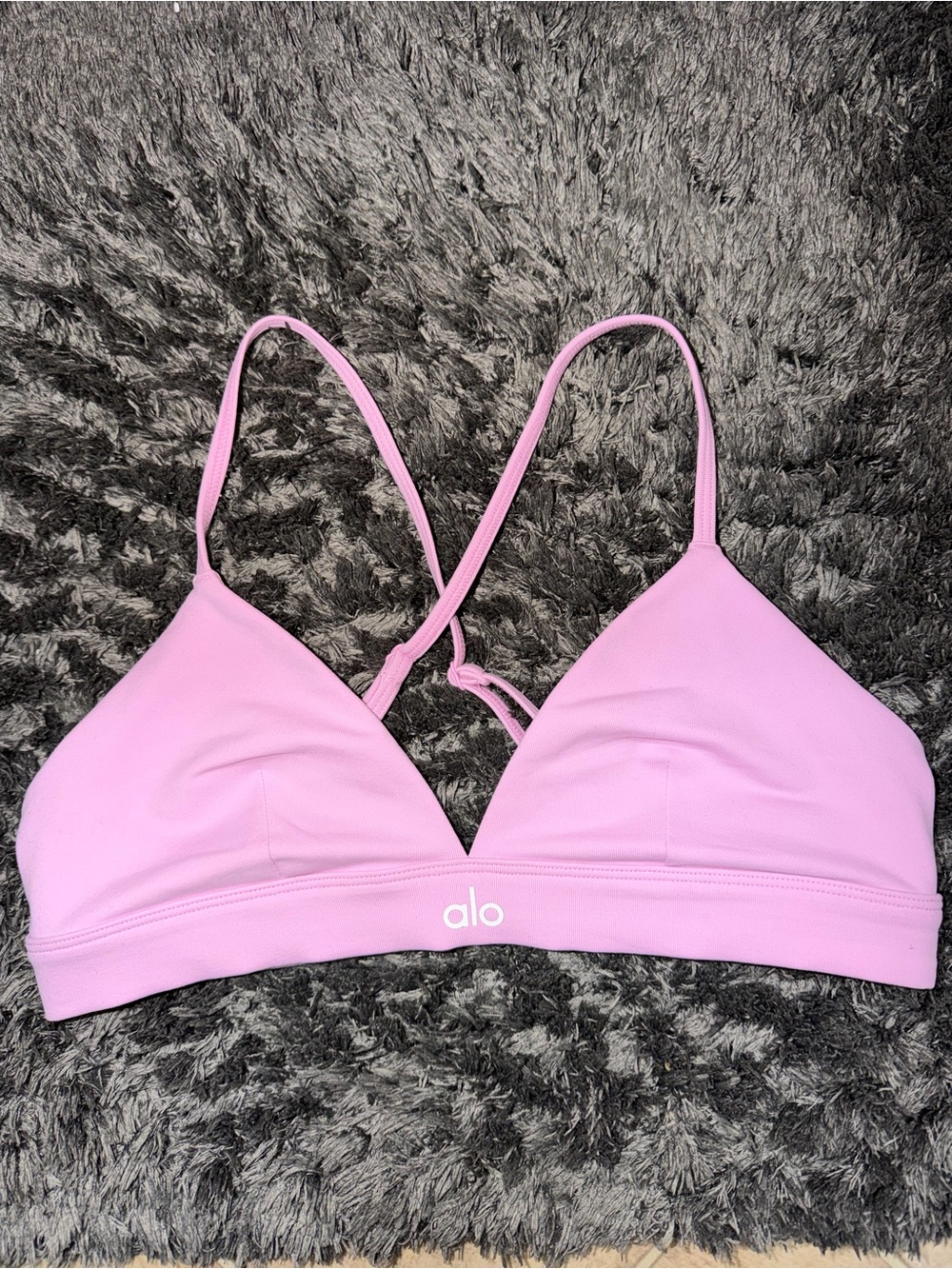 Alo Splendor Bra - Candy Heart Pink (LIMITED EDITION)